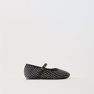 Zara Black Ballerina Flats Toddler Size 6.5
